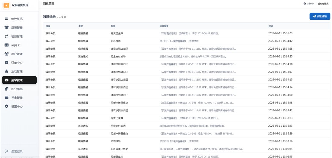 消息管理记录